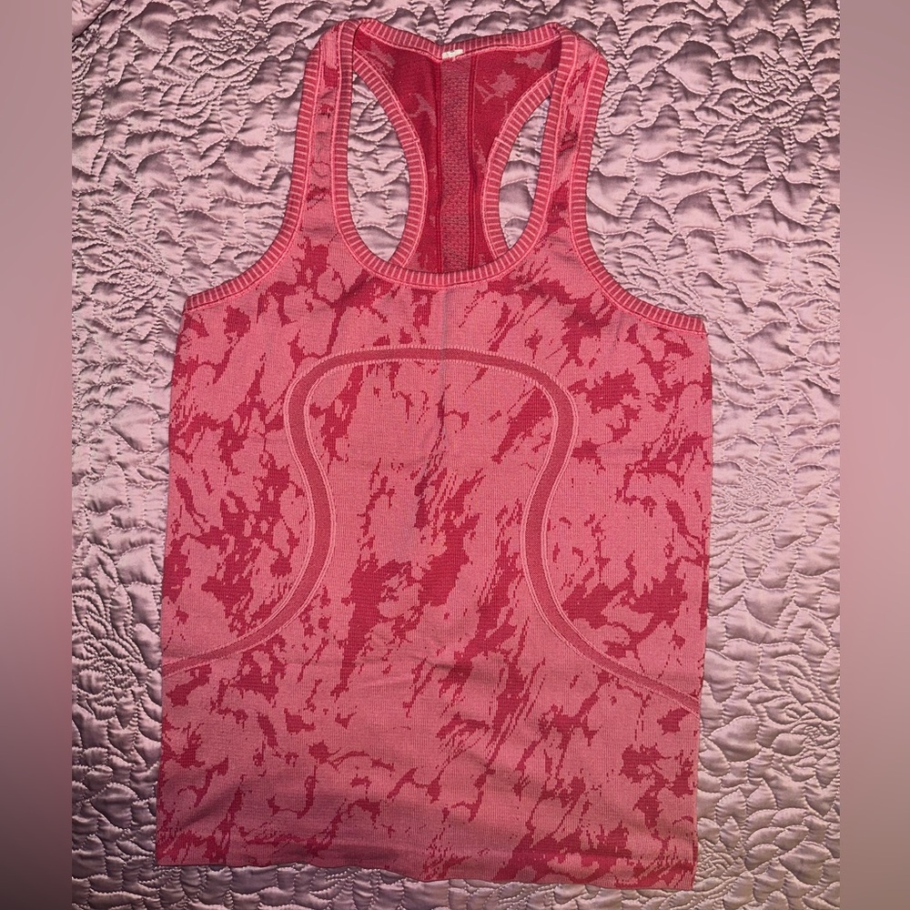 Lululemon Athletica Pink Racerback Tank Top